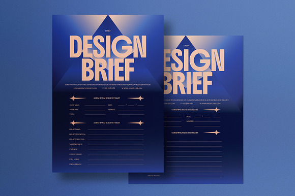 Company Design Brief US Letter preview 3