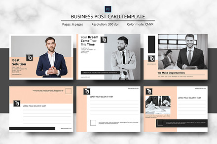Business Postcard V02, a Card Template by Template Shop