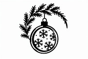 Christmas Ornament Laser Cut Bundle, a Graphic by Creativeshirt (Thumbnail 16 of 16)