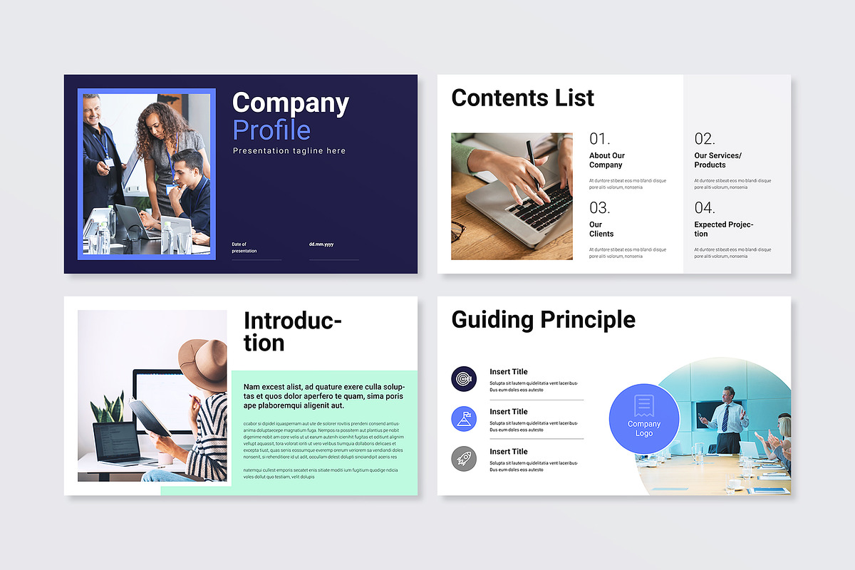 Company Presentation Template, a Presentation Template by E-Type (Photo 2 of 6)