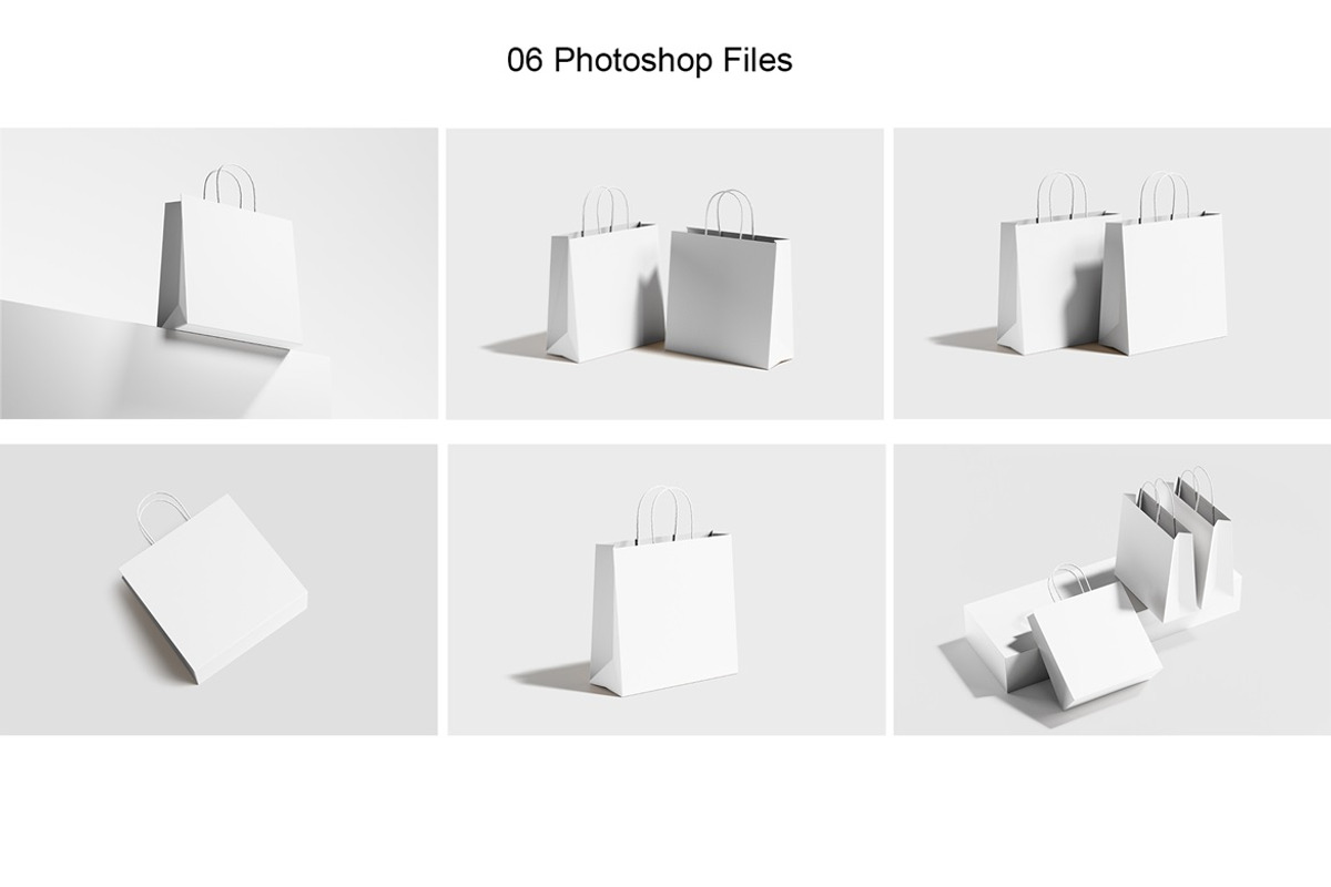Paper Bag Mockup, a Packaging Mockup by Cutna Studio (Photo 8 of 8)