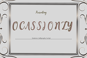 Occasionally Modern Calligraphy, a Script Font by Aditastudios (Thumbnail 1 of 7)