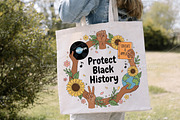 Protect Black History PNG, an Illustration by Canvas Craft (Thumbnail 3 of 6)