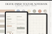 Digital Paper Texture Notebook, a Stationery Template by MainichiDesign (Thumbnail 1 of 10)