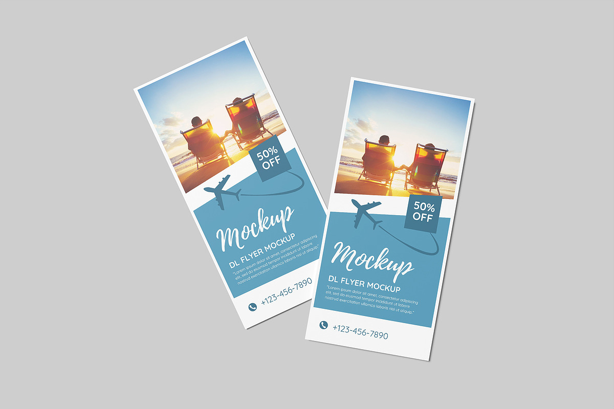 DL Flyer Mockup, a Flyer Template by Graphiculon (Photo 4 of 11)