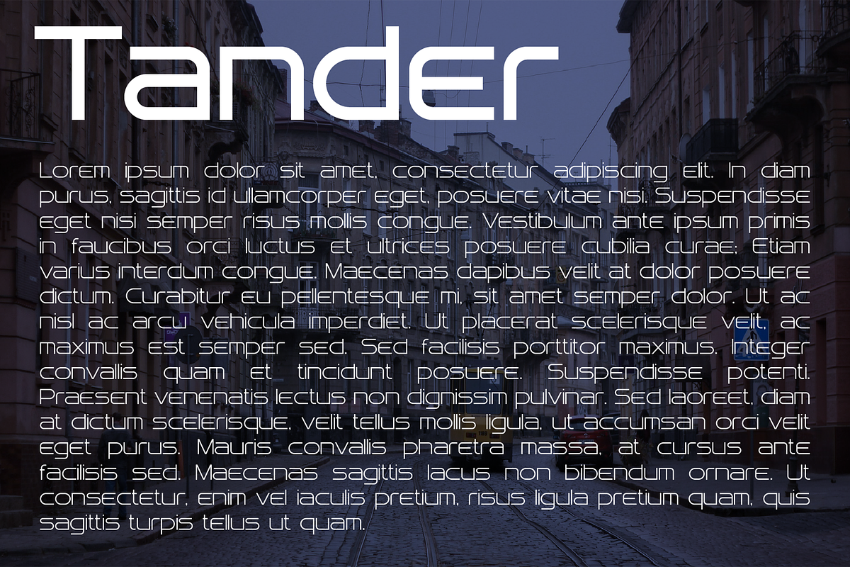 Tander font family, a Sans Serif Font by vlad.berla (Photo 6 of 7)