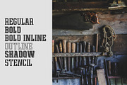 Leophard Font Family, a Slab Serif Font by Arterfak Project (Thumbnail 2 of 14)