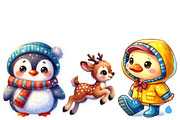 Animals Stickers clipart, an Animal Illustration by Designworld (Thumbnail 4 of 5)