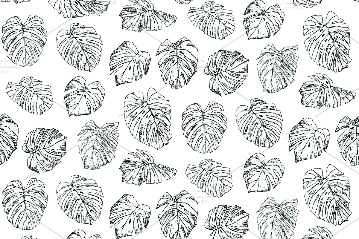 Flamingo in the Palm Leaves, a Pattern Graphic by GooseFrol (Photo 20 of 23)
