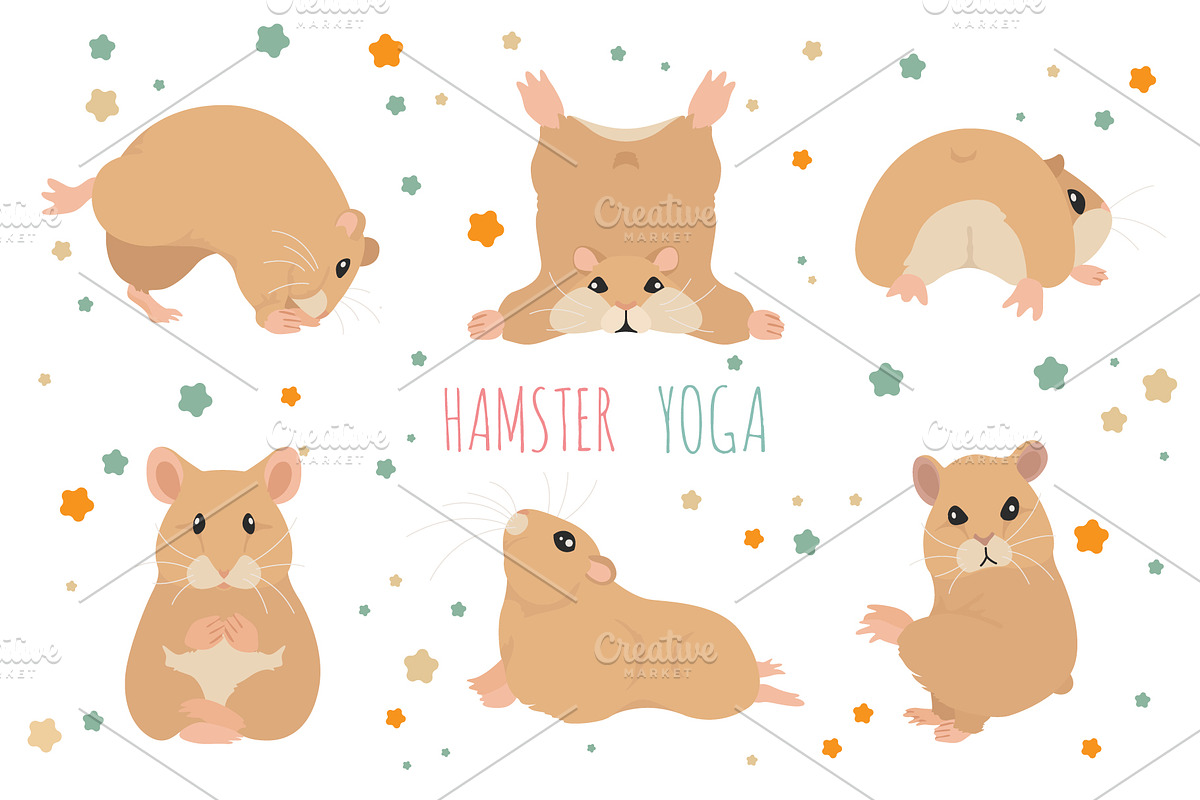 Rodents yoga, an Animal Illustration by pet design shop (Photo 5 of 7)