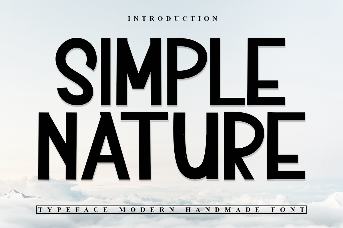 Simple Nature, a Sans Serif Font by InermediaSTUDIO (Photo 2 of 7)