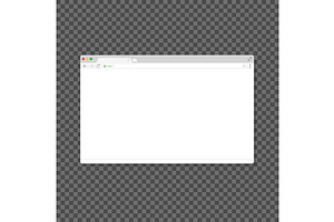 Browser Windows Empty Template