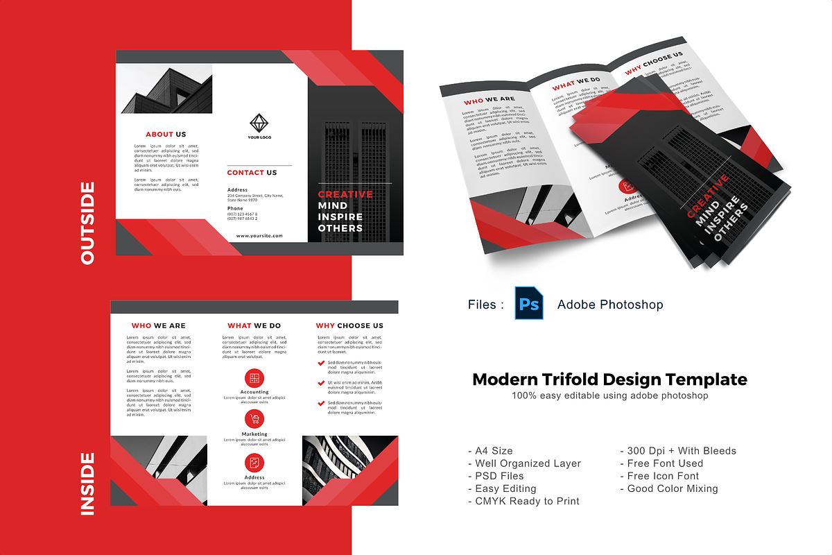 SALE | 36 BUNDLE TRIFOLD BROCHURE, a Brochure Template by rivatxfz (Photo 28 of 37)