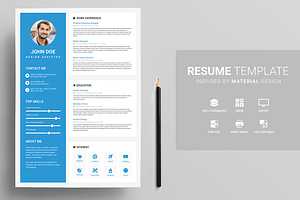 Resume Template, a Resume Template by Hervat