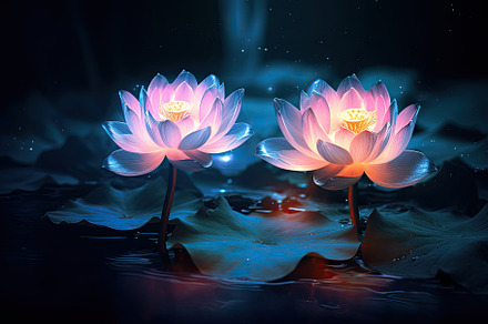 Beautiful purple lotus flower on the, a Photo by Iftikhar Alam