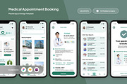 Medica - Medical Appointment Booking, an App Template by trabaskriya (Thumbnail 1 of 5)