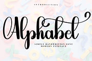 Alphabet, a Handwritten Font by InermediaSTUDIO (Thumbnail 1 of 7)