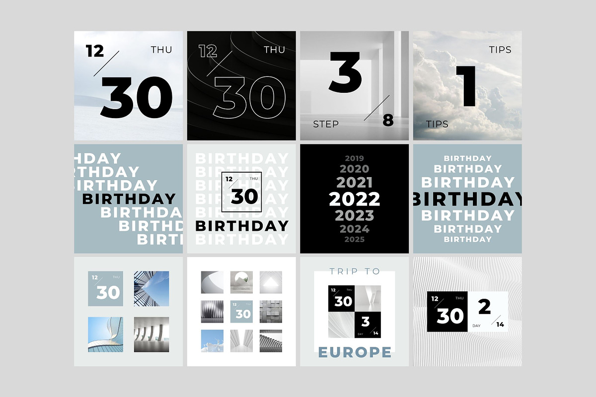 Instagram Template Canva Post Zen, a Social Media Template by Keikoya (Photo 6 of 12)