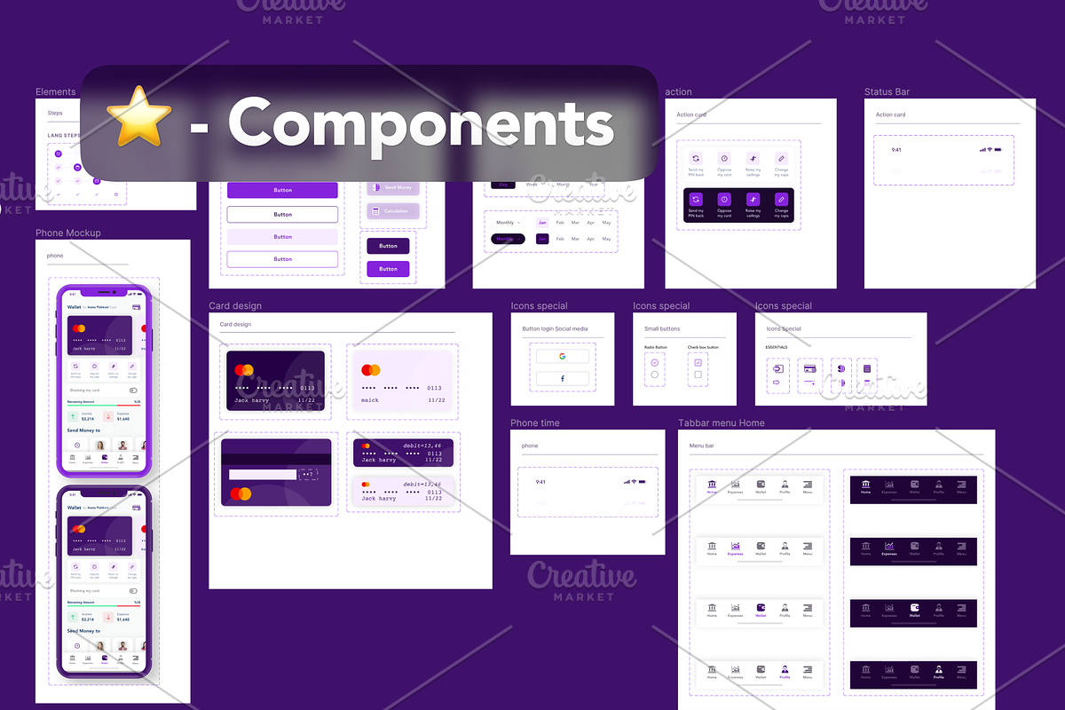 Moneet - Banking mobile App UI Kit, an App Template by arbirafiizakani (Photo 5 of 5)