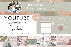 YouTube Channel Art Template