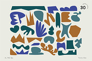 Ocean Deep Abstract Shapes, an Animal Illustration by All This Concept (Thumbnail 3 of 13)
