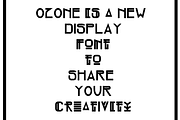 OZONE family - Display Font, a Sans Serif Font by Art Sproot (Thumbnail 20 of 23)
