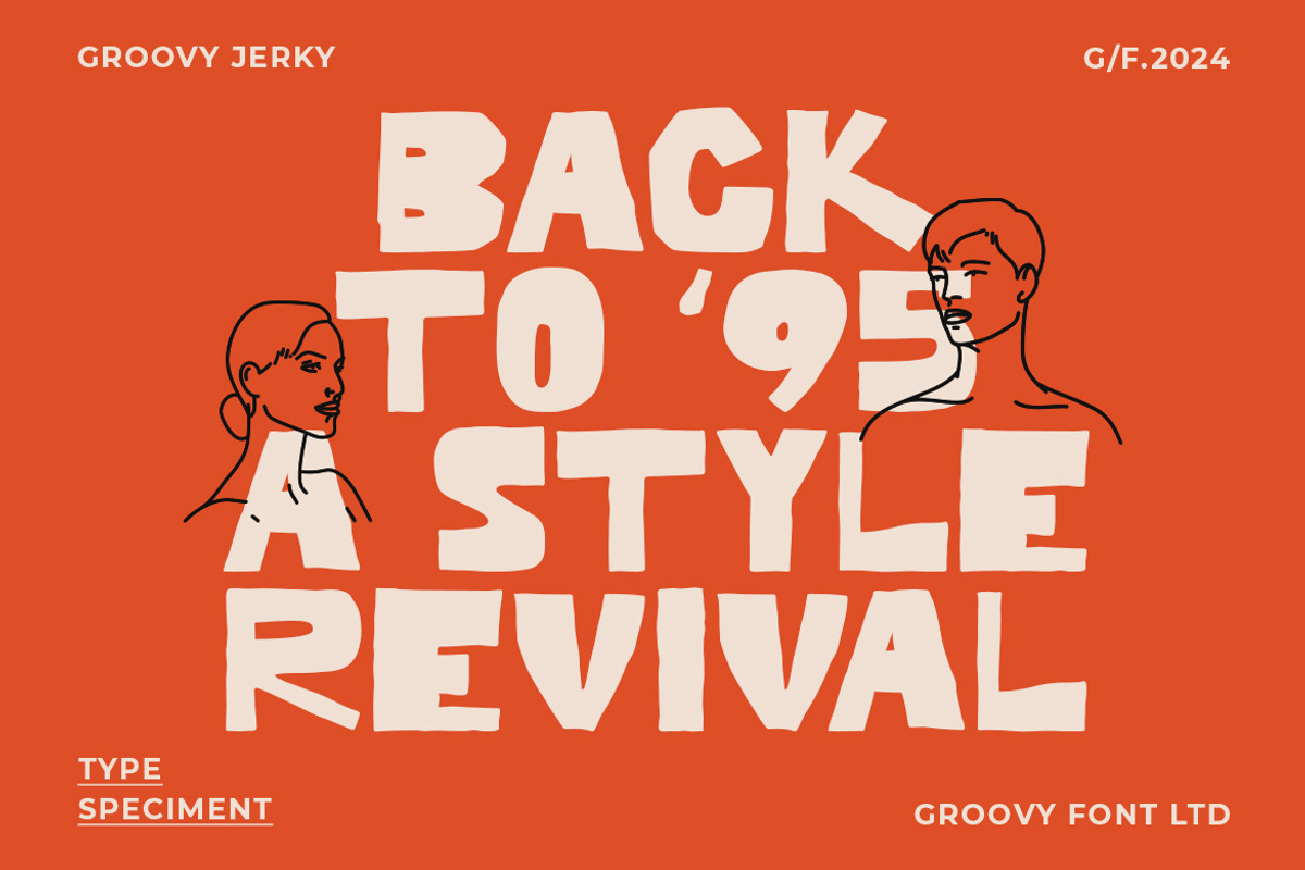 Groovy Jerky Organic Handdrawn Font, a Handwritten Font by GroovyFontCo (Photo 2 of 8)