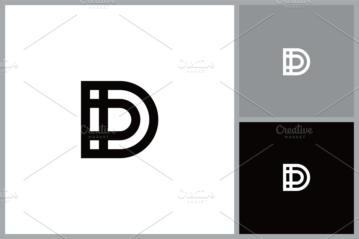 Letter D Initial Monogram Vector, a Branding & Logo Template by quadrazo (Photo 2 of 2)