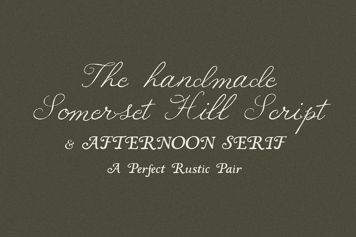 Handmade Script and Serif Font Duo, a Handwritten Font by Laras Wonderland (Photo 2 of 13)