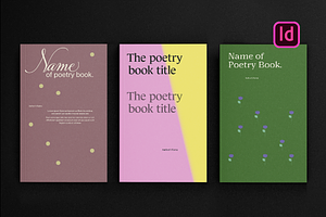 3 Poetry Book Templates Bundle