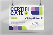 Bauhaus Participation Certificate, a Stationery Template by Annora Studio (Thumbnail 4 of 6)
