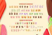 Cold Snowflake - Quirky Ice Cream Fo, a Font by PutraCetol Studio (Thumbnail 9 of 11)