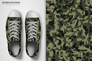 Russia Polygon Camouflage Patterns, a Pattern Graphic by 3Y_Design (Thumbnail 4 of 5)