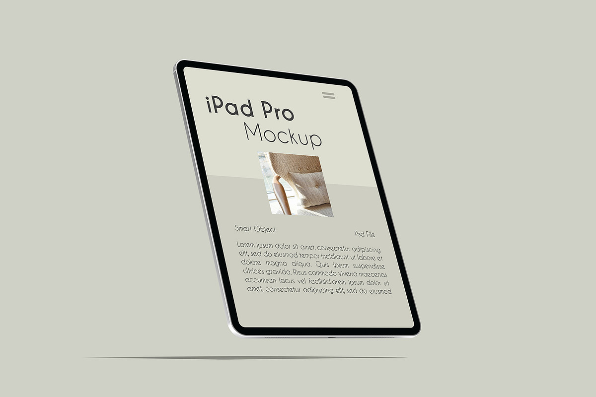 iPad Pro Mockup, an iPad Mockup by Graphicbars (Photo 22 of 25)