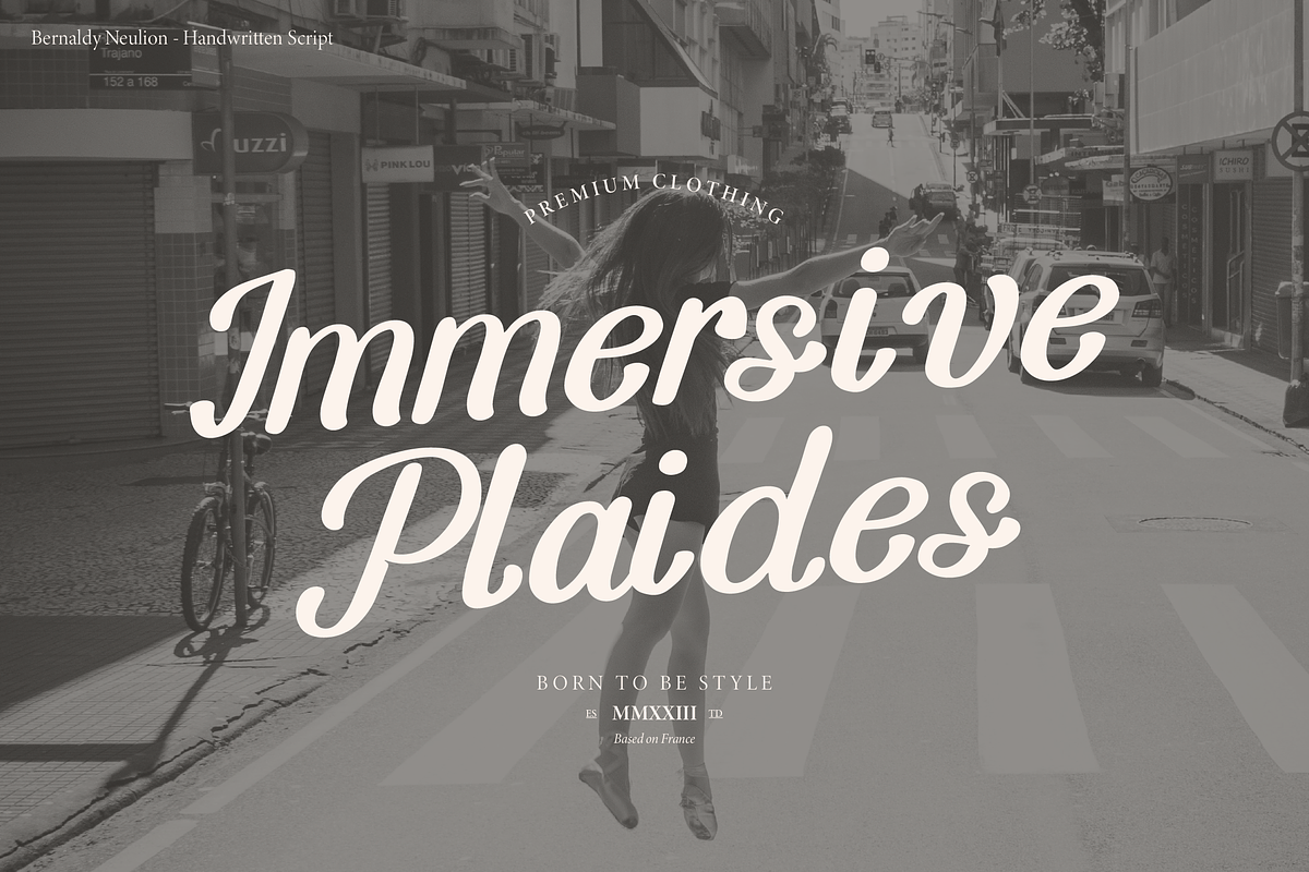 Bernady Neulion | Handwritten Script, a Script Font by gracetype_studio (Photo 7 of 15)