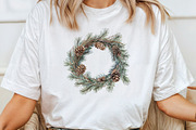 Rustic Winter Christmas Clipart, an Illustration by CraftArtStudio (Thumbnail 5 of 6)