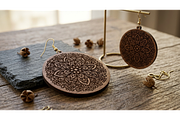 Mandala Earring SVGn, an Object Graphic by hafijul (Thumbnail 6 of 11)