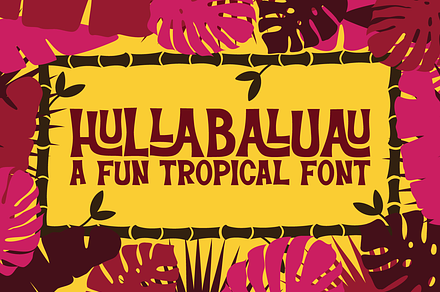 Hullabaluau Font, a Font by Amber Nest Design