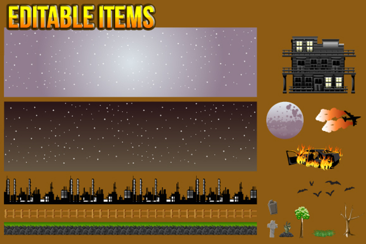 3 Set Game Background, an Illustration by erkoudesign (Photo 5 of 7)