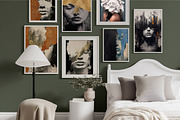 modern female portrait prints, a Decorative Illustration by Muzi pear studio (Thumbnail 8 of 10)