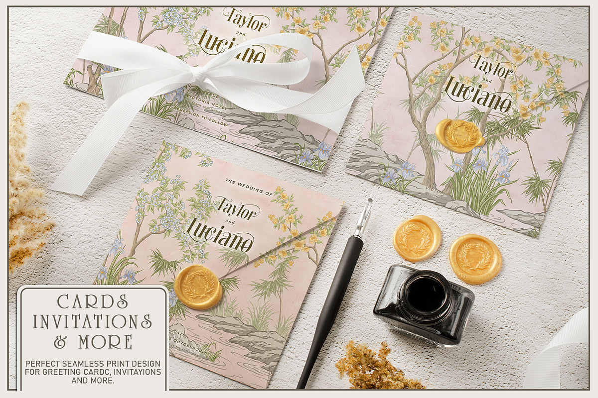 Fresco collection Chinoiserie, a Wallpaper Graphic by Natalia0307 (Photo 9 of 11)