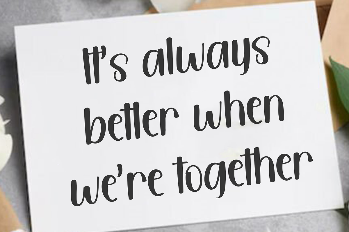 Just Smile, a Handwritten Font by FreshTypeINK (Photo 3 of 8)