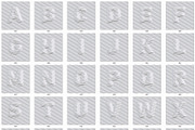 Embossed Lines 3D Lerttering, a Graphic by TVartworks (Thumbnail 14 of 14)