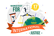 10 Day for International Justice, a Person Illustration by denayunebgt (Thumbnail 4 of 4)