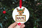 Personalized Christmas Kids Name Png, an Illustration by Libby Wishes (Thumbnail 4 of 9)