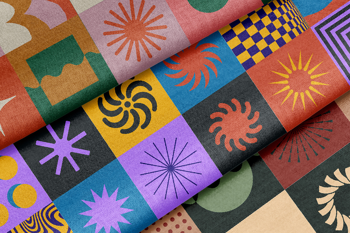 GEOMETRICO - VECTOR GEOMETRIC SHAPES, a Pattern Graphic by craftlove (Photo 6 of 11)