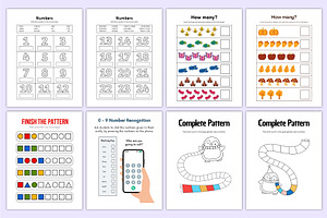 Pre-School & Kindergarten Worksheets