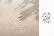 Wall logo mockup, a Merchandise Mockup by DesignNeutrons (Thumbnail 2 of 4)