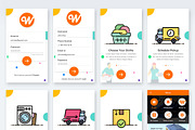 Wash It Laundry Service UI Kit, an UI Kit Template by App Innovation (Thumbnail 4 of 8)