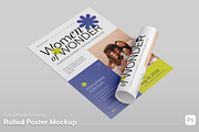 Wall Poster Mockup Set, an Advertising Mockup by graphicsauce (Thumbnail 1 of 4)